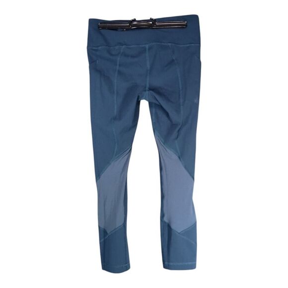 Lululemon Speed Up Crop 21" Leggings Second Release Side Pockets Luxtreme Blue 4 - Picture 2 of 6